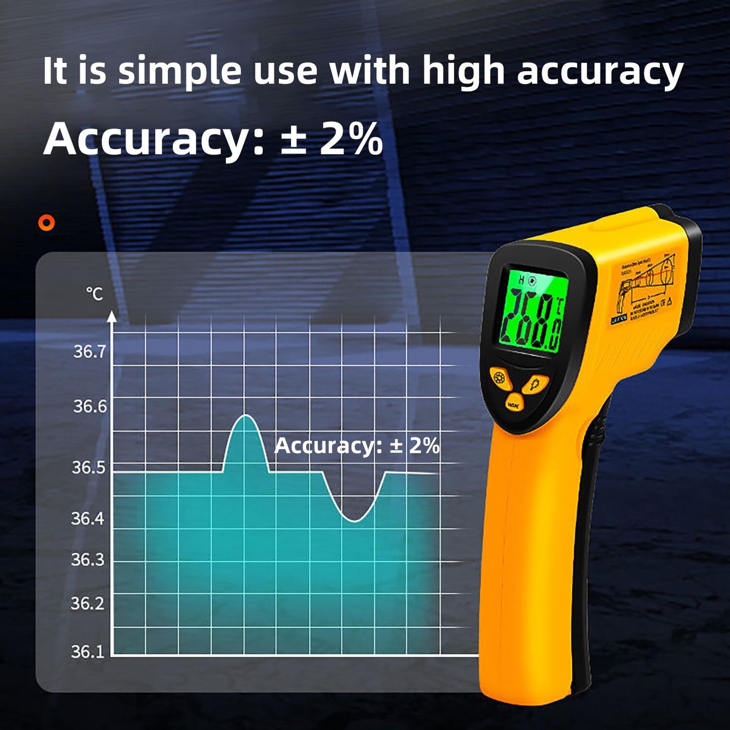 BSIDE H1 Digita handheld instant BBQ Cooking Thermometer