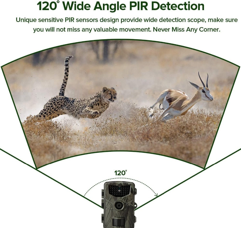 20MP 1080P Hunting Trail Camera With infrared detection