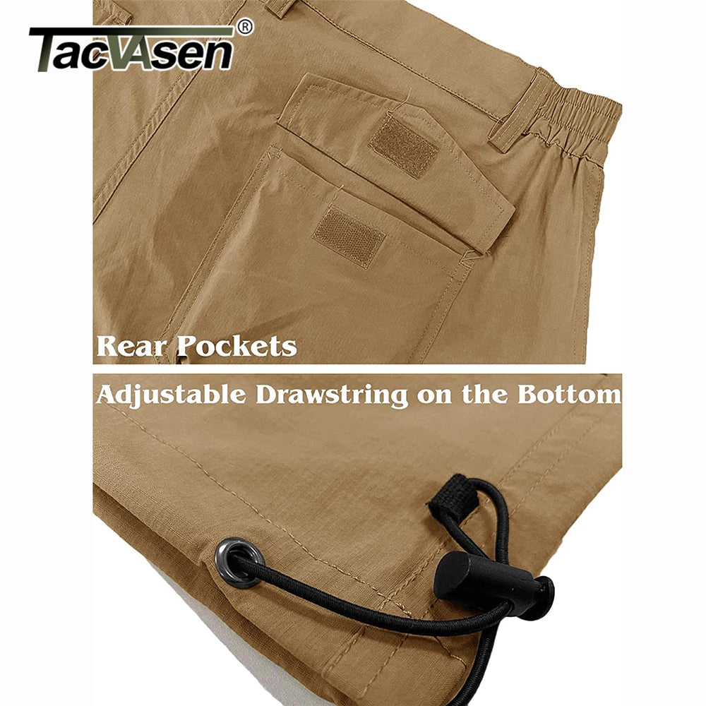 TACVASEN Mens Cargo Work Shorts Quick Dry