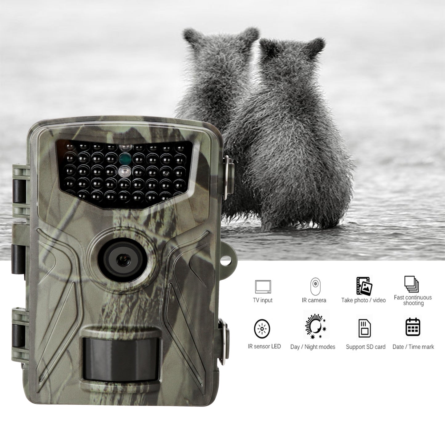 20MP 1080P Hunting Trail Camera With infrared detection