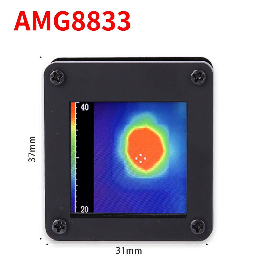 MLX90640 3.4 inch TFT Screen LCD Display Digital Infrared Thermal Imager Temperature Sensor Handheld IR Thermograph Camera