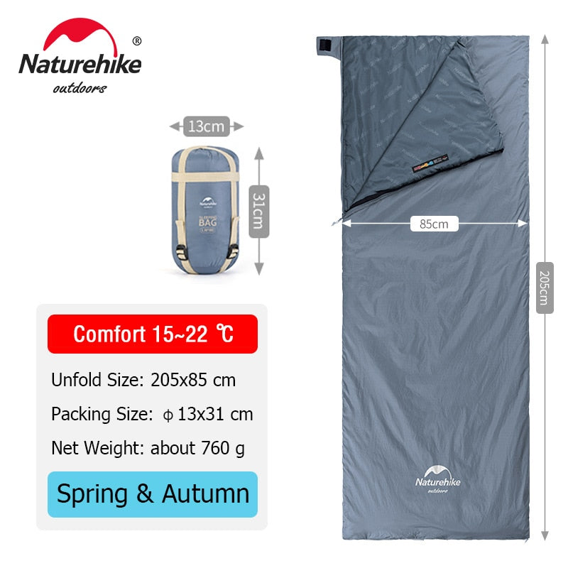 Naturehike  Ultralight Cotton Sleeping Bag for Spring Summer usage and emergencies