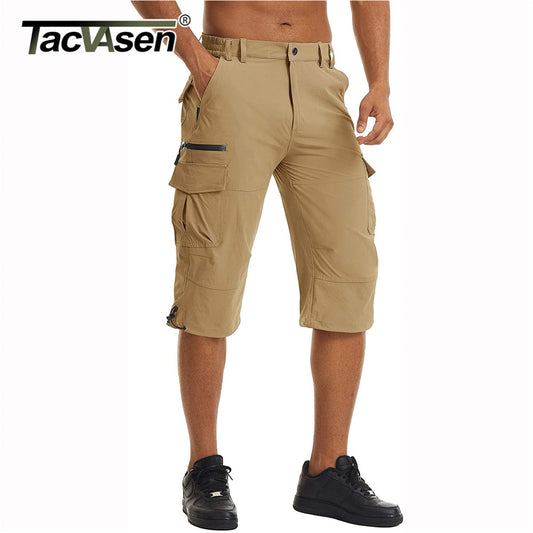 TACVASEN Mens Cargo Work Shorts Quick Dry