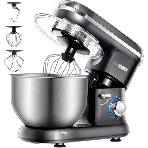 STAND MIXER, 650W 6 SPEED 6 QUART TILT-HEAD